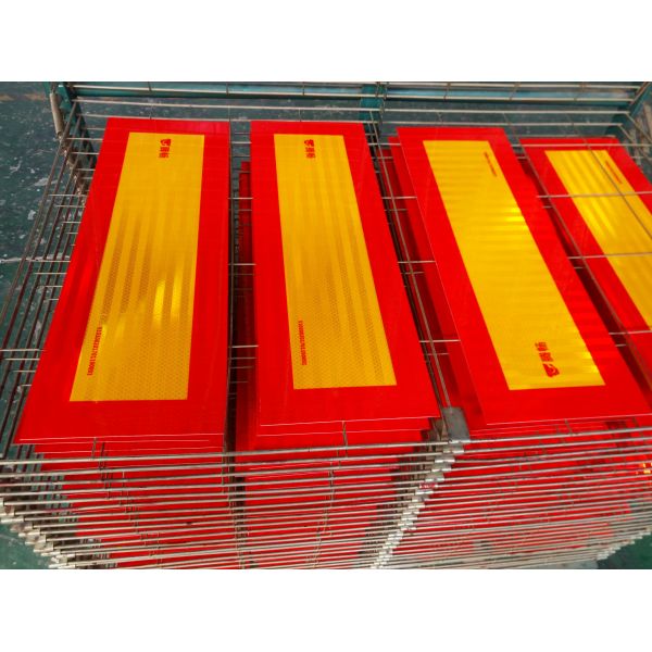 Treflector Truck Safety Tape Printable Reflective Rear Marking Plates Stickers Prismatic Reflective Sheeting Material