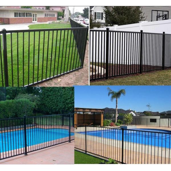 High-End Gate Tubular Steel Fence Simple And Elegant 2m*1.8m Gate
