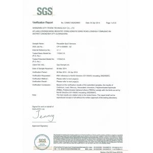 Shenzhen Teveik Technology Co., Ltd. Certifications