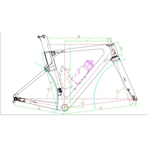 8.5KG Light Weight T800 Carbon Fiber Bike 22 Speed Disc Brake 700C
