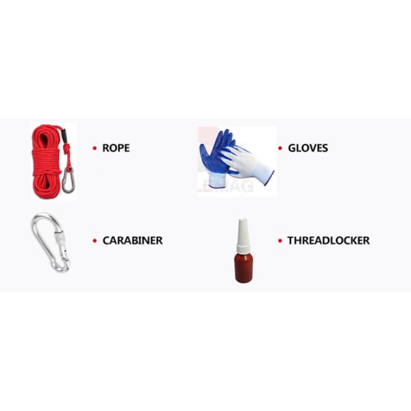 High Tolerance Strong Magnetic Salvage Set Magnet Hooks with ISO9001 2008 Certificate