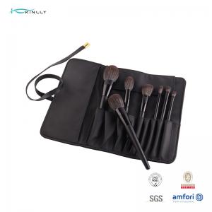 Cheap Synthetic Hair 7pcs Soft Makeup Brush Set With Matte Wooden Handle wholesale