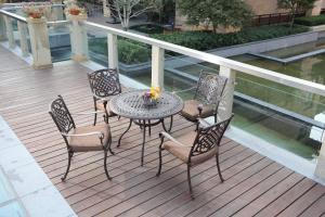 China outdoor garden furniture cast aluminum set-16100 on sale