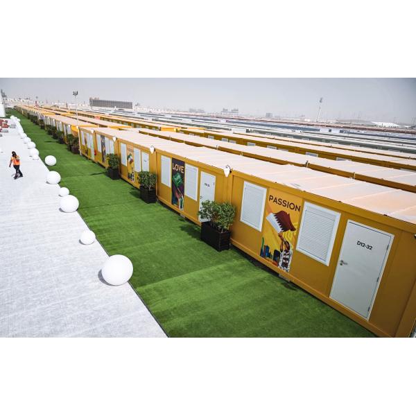 Prefab House Detachable Container Home With Solar Power And Hurricane Protection