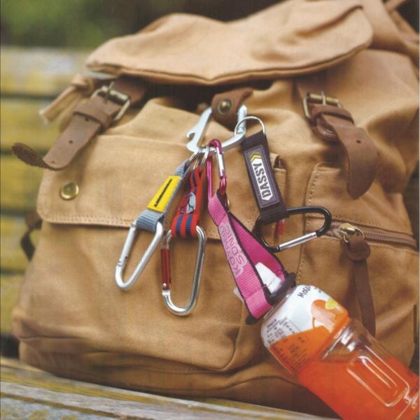 Vibrant Outdoor Keychain Clips - Lightweight Yet Sturdy | Backpack Essentials & Promotional Gifts | Logo Customizable