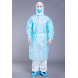 Cheap 55g AAMI LEVEL 2 Hospital Medical Disposable Isolation Gown wholesale
