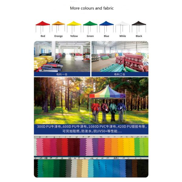 Exhibition Outdoor Folding Gazebo Tent for Event Trade Show Canopy Advertising Tent
