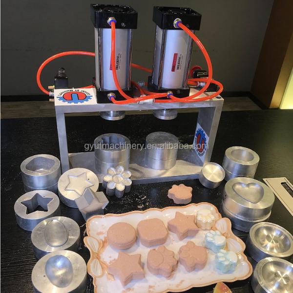 Professional Pneumatic Handmade Bath Bomb Making Machine with 20-60MM Roller Diameter