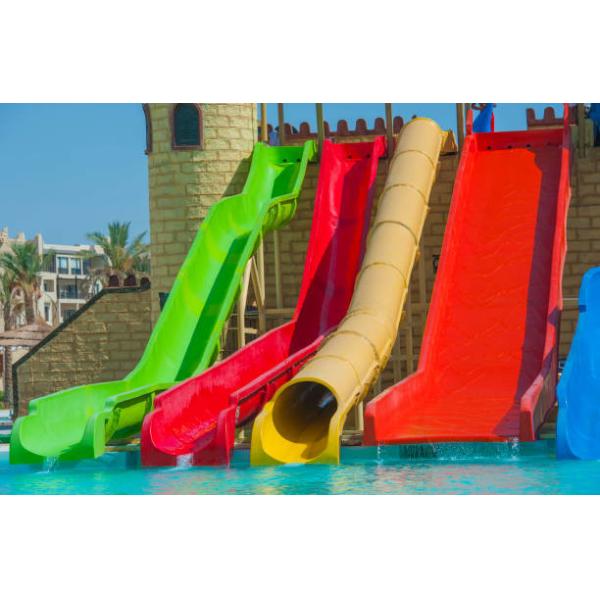 OEM Barrel Sled Fiberglass Water Park Slide For Outdoor Entertainment