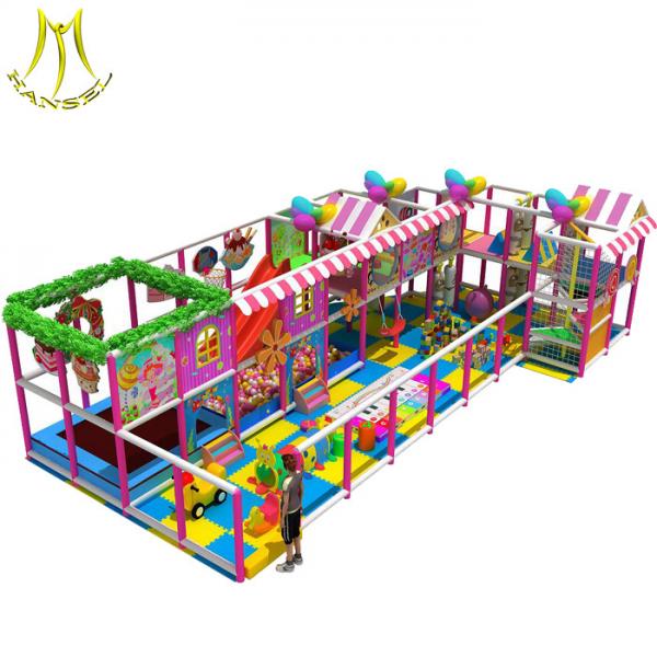 Quality Hansel baby gym equipment in kids playground houses indoor naughty castle for sale
