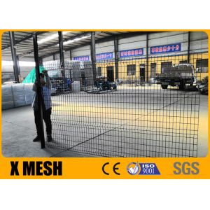 Powder Coated Metal Mesh Fencing 50x200mm Hole For Highway