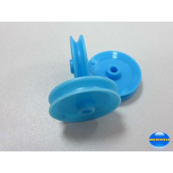 Wholesale of plastic color pulley wheel for DIY car or education devices