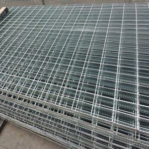 Bearing Heavy Finished Serrated Steel Grating Cover Plate Industrial