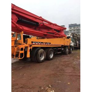 287KW Used Concrete Pump Truck 46 Meter For Construction