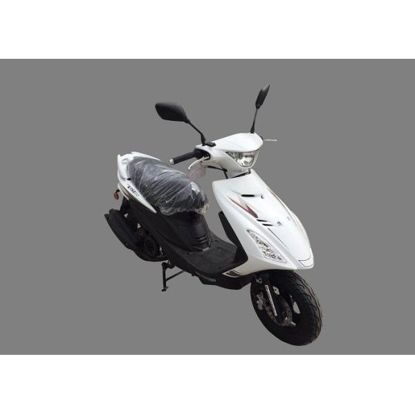 Two Wheel Gasoline Powered Motor Scooters Large Fuel Tank Electric / Kick Start
