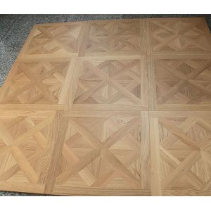 Prime Oak Versailles Pattern Flooring to Italy, Natural Vanished