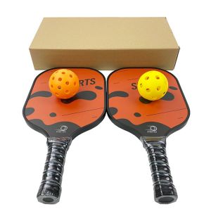 Cheap PU Pickle Ball Paddle PP Honeycomb Fiberglass Pickleball Paddle wholesale