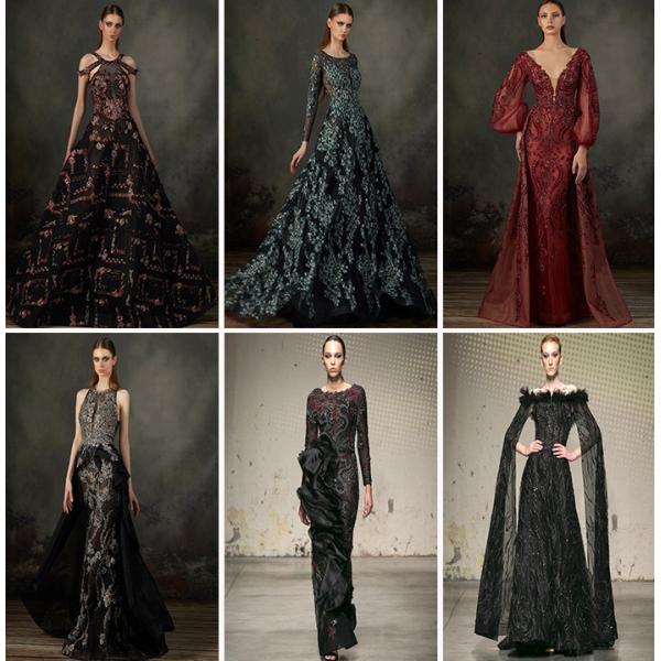 Gold Rhinestones Bridal Lace Fabrics Polyester Decoration 55 Inch Width