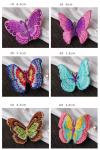 Small Butterfly Iron On Embroidered Applique Patches Cloth Badge For Clothes
