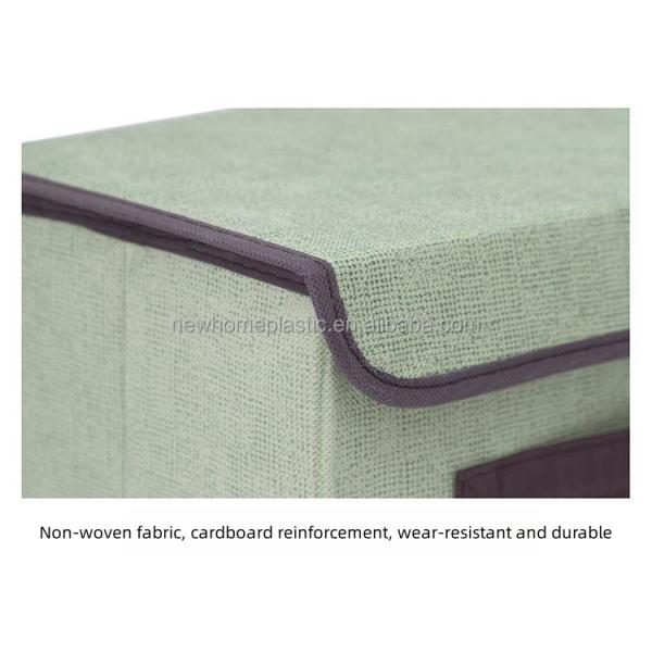 Foldable Desk Storage Box Organizer for Clothes Non Woven Cover Sundries Customized Size
