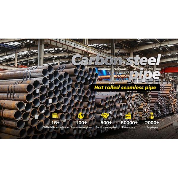Pipe API 5L Gr X65 Carbon Steel Seamless Oil Pipes Hot Rolled Seamless Welded Round Black Coating