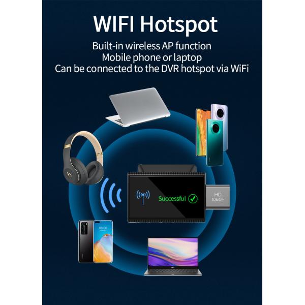 4G Android 8.1 Rearview Mirror Car HD DVR 1080p IPS Touch Streaming Media