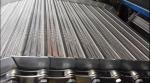 Industrial Stainless Steel Flat Wire Conveyor Belt Chain / Pressed Edge