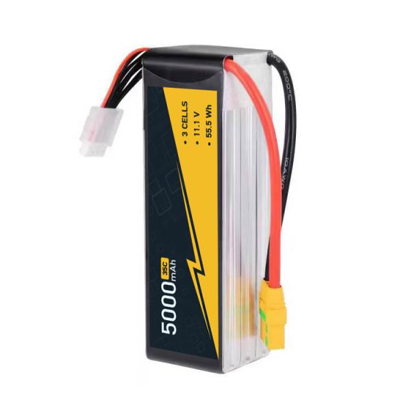 11.1V 2S 3s 4s 6s Rc Transmitter Lipo Battery 5000mAh 35C 60c ROSH Approval