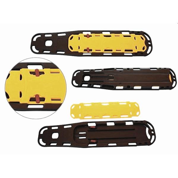 Yellow Orange PE Spine Board For Swimming Pools And Seacoast Rescue