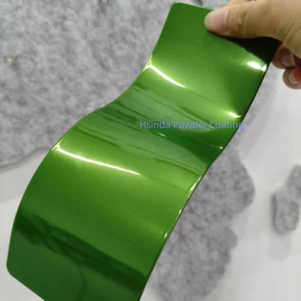 Chrome Illusion Green Polyester Electrostatic Powder Paint for Metal Coating