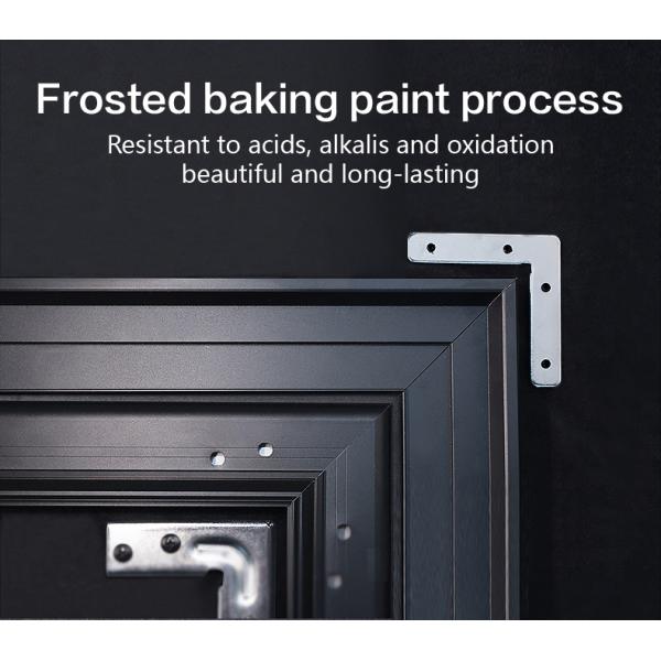 PVC Fixed Frame Screen Wall Mount Anti Light Projection Screen Gray