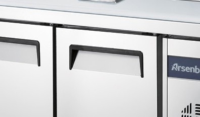 500L Prep Table Commercial Restaurant Refrigerator SUS201 310W With Glass Top Door