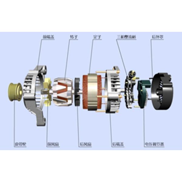 1002110890 Excavator Repair Parts Generator Carter 3306 Engine 24V 50A