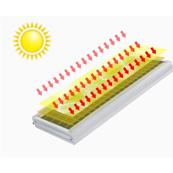 Motion Sensor Solar Parking Lot Lights With Pole 100w 2700k-6500k Color Temperature