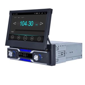 Cheap 7'' Car Radio Retractable Screen Android 11 Car Multimedia Player GPS MP5 wholesale