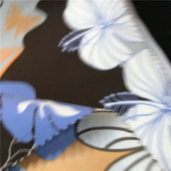 Printed 100 Polyester Microfiber Fabric For Board Shorts 75DX300D 140gsm 150cm