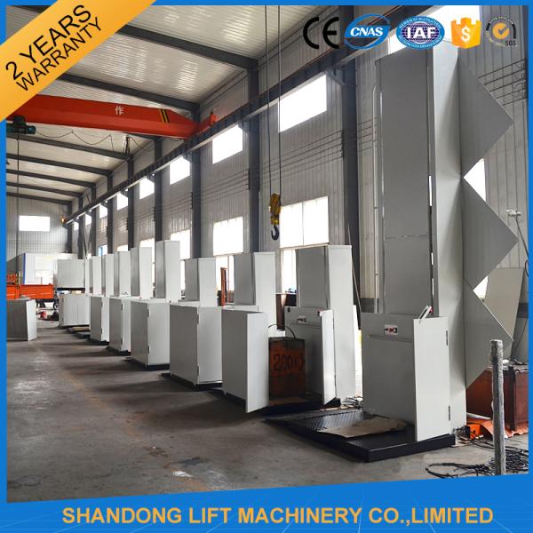 Electric Vertical Wheelchair Platform Lift with Inching Switch / Automatic Control Mode