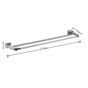 OEM Heavy Duty Towel Bar Rail 57cm Stainless Steel 304
