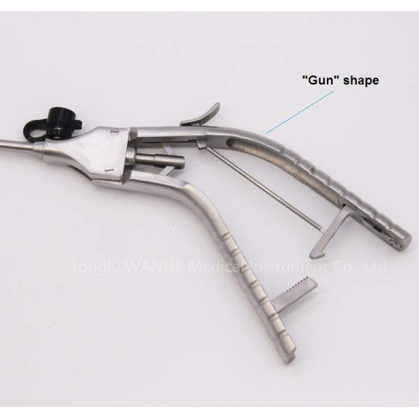 Laparoscopic Needle Holder with Rachet Gun Type Handle