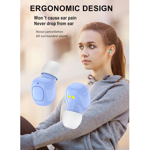 2020 New Mini TWS Earphone Wireless Earbuds with LCD Screen Power Display Charging Box IPX5 Waterproof Stereo Headphones