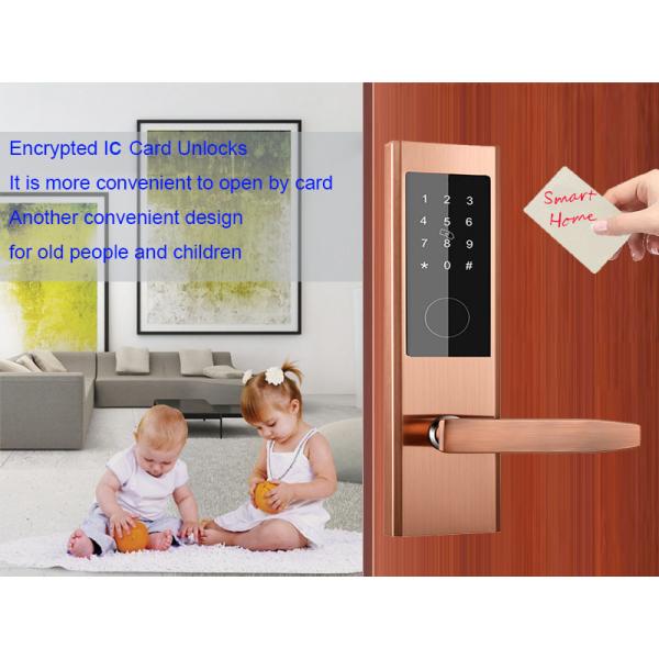 Password 8X AAA 300mm Apartment Smart Door Lock Electronic