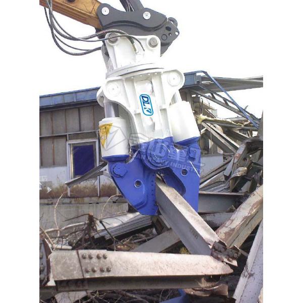 Scrap Recycle Excavator Metal Stump Shears Steel Cutter For Volvo EC210 Excavator Attachment