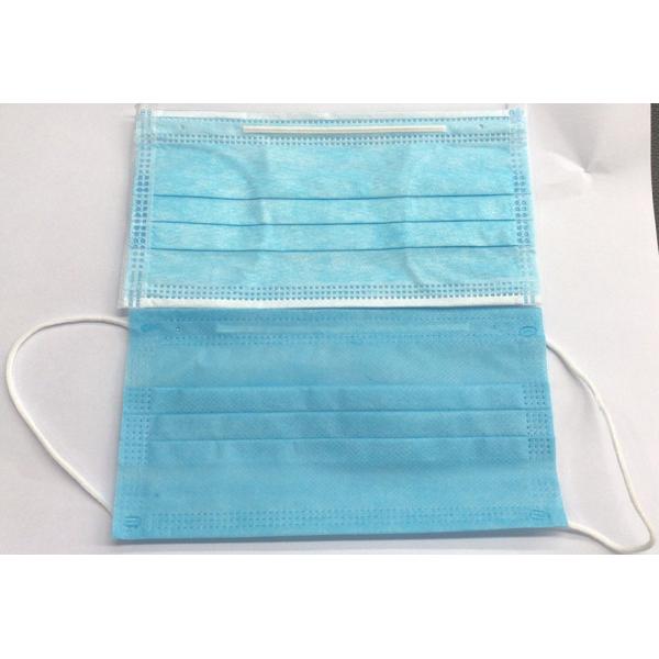 Optional Color Disposable Face Mask 17.5cm X 9.5cm Lint Free Lightweight
