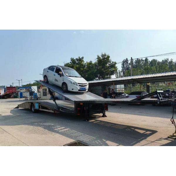 China Factory Sing Axle Car Transport Semi-Trailer Transport Car Chinese Brand Landing Gear Semi Trailer