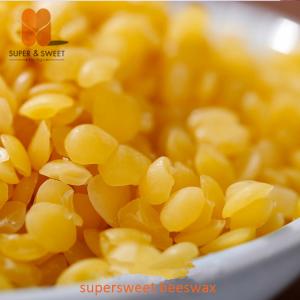 Cheap BP&amp;EP Grade Refined Yellow Beeswax Pellets / Pure Natural Beeswax wholesale