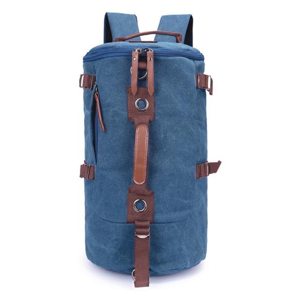 Shoulder bag schoolbag Korean version of casual outdoor canvas bucket bag travel bag man bag