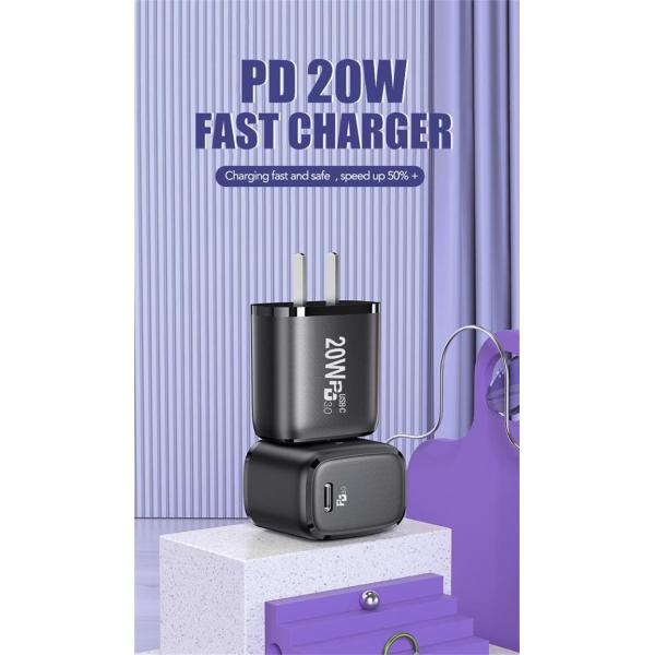 20W USB Wall Chargers Type C PD Adapter US EU Plug 240V For IPhone 12