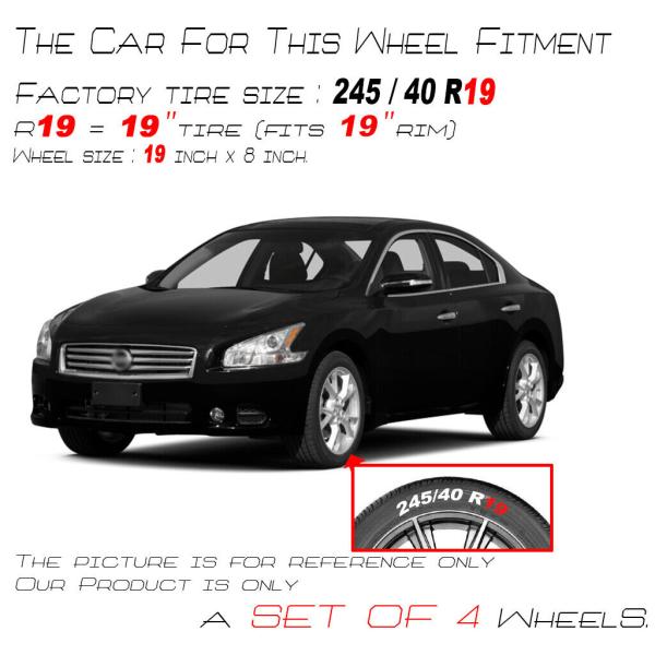 Alloy Rim 62583A 17" Nissan Maxima Replica Wheels For 2012-2014 OEM