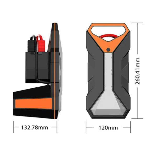 Peak Current 2000A Portable Car Battery Charger 24V Truck Jump Starter With Magnetic Base