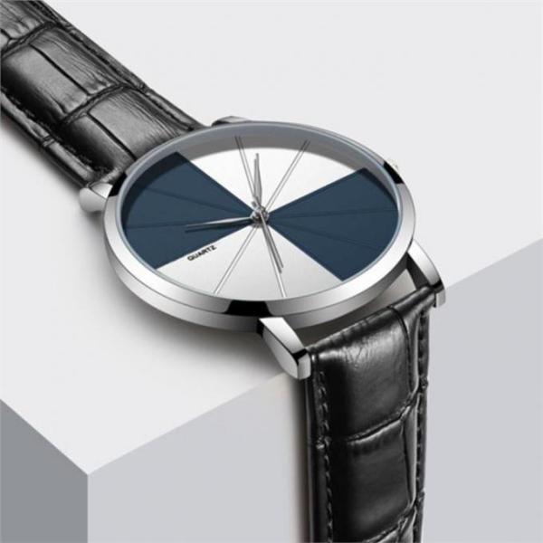 3atm Waterproof Ultra Thin Watches Japan Quartz Men'S Thin Metal Watch Band